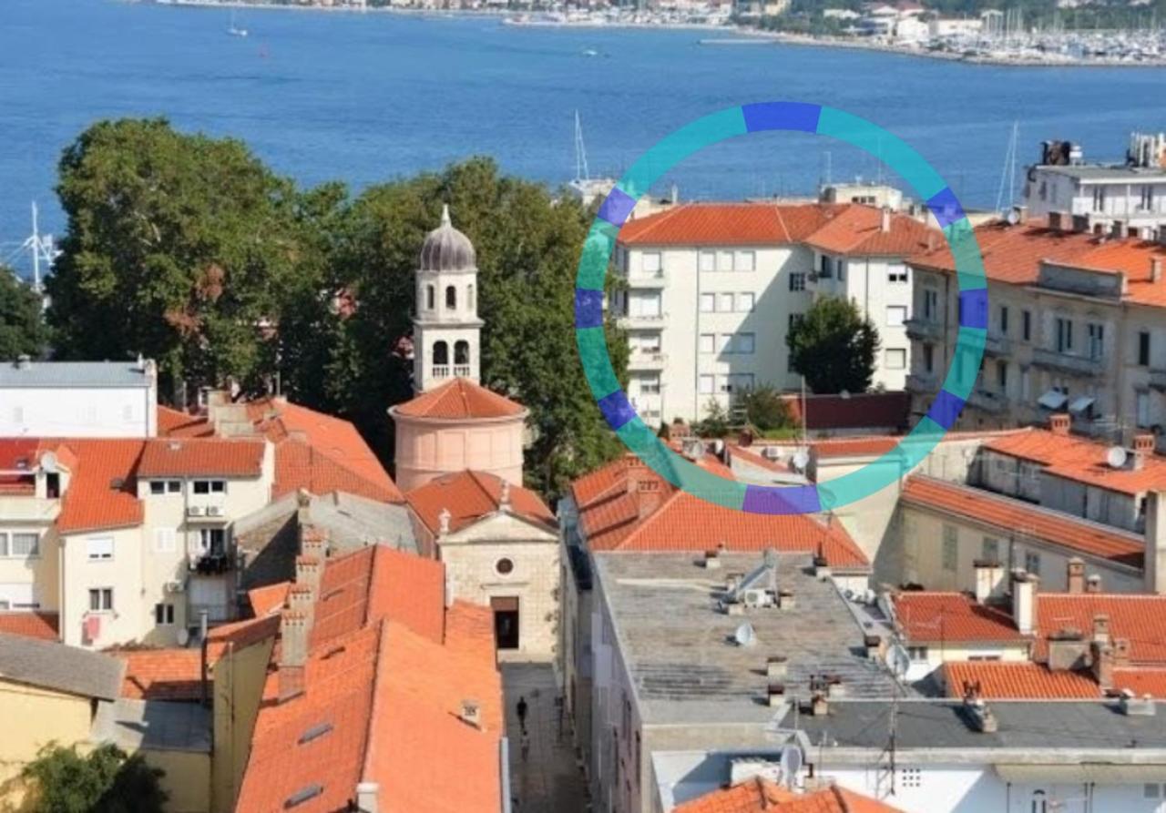 City center. Beautiful 130m2 apartmant, sea view Zadar Exterior foto